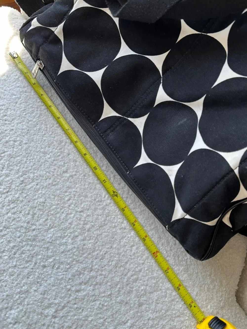 Thirty One black and white dot laptop bag suite success tote